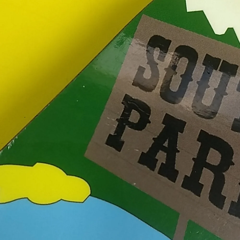 South Park VTG 2003 wooden logo wall art